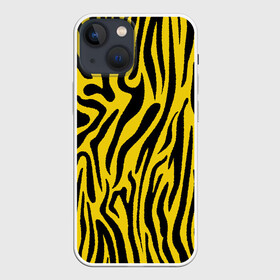Чехол для iPhone 13 mini с принтом Тигровые полоски в Санкт-Петербурге,  |  | абстракция | зоопринт | орнамент | полоски | полосы | пчелиный | тигровый