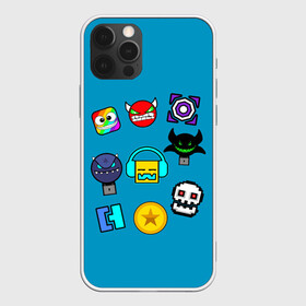 Чехол для iPhone 12 Pro Max с принтом Geometry Dash Icons в Санкт-Петербурге, Силикон |  | Тематика изображения на принте: 2d | dash | demon | demons | devil | game | games | geometry | pixel | pixels | skull | smile | геометрия | демон | дьявол | игра | пикслели | платформер | смайл | смайлик | улыбка | череп