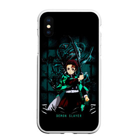 Чехол для iPhone XS Max матовый с принтом Demon Slayer: Kimetsu no Yaiba в Санкт-Петербурге, Силикон | Область печати: задняя сторона чехла, без боковых панелей | demon slayer | kamado | kimetsu no yaiba | nezuko | tanjiro | аниме | гию томиока | зеницу агацума | иноске хашибира | камадо | клинок | корзинная девочка | манга | музан кибуцуджи | незуко | рассекающий демонов | танджиро