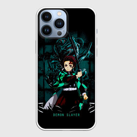 Чехол для iPhone 13 Pro Max с принтом Demon Slayer: Kimetsu no Yaiba в Санкт-Петербурге,  |  | Тематика изображения на принте: demon slayer | kamado | kimetsu no yaiba | nezuko | tanjiro | аниме | гию томиока | зеницу агацума | иноске хашибира | камадо | клинок | корзинная девочка | манга | музан кибуцуджи | незуко | рассекающий демонов | танджиро