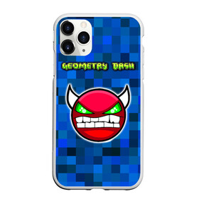 Чехол для iPhone 11 Pro матовый с принтом Geometry Dash в Санкт-Петербурге, Силикон |  | devil | geometry dash | pixel | геометри дэш | геометрический рывок | геометрия даш | демон | игры | логотипы игр | пиксель | смайл | эмоции