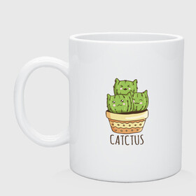 Кружка керамическая с принтом Котики Кактусы Catctus в Санкт-Петербурге, керамика | объем — 330 мл, диаметр — 80 мм. Принт наносится на бока кружки, можно сделать два разных изображения | cactus | cat | cats | cute cactus | english words | kitten | kitty | puss | pussy | pussycat | кактус в горшке | киски | кисы | котёнок | котики | коты в виде кактусов | коты кактусы | котята | котята кактусы | котятки | кошечки | кошка | мил