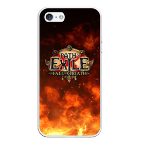 Чехол для iPhone 5/5S матовый с принтом Path of Exile Logo | Путь изгнанника Лого (Z) в Санкт-Петербурге, Силикон | Область печати: задняя сторона чехла, без боковых панелей | exile | game | path of exile | rpg | берсерк | вождь | дикарь | дуэлянт | игра | покоритель | путь изгнанника | рпг