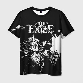 Мужская футболка 3D с принтом Path of Exile Ultimatum в Санкт-Петербурге, 100% полиэфир | прямой крой, круглый вырез горловины, длина до линии бедер | dota | game | path of exile ultimatum | войн | дота | игра | ммо | монстр | патч оф экзайл | рыцарь