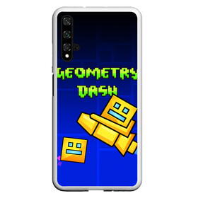 Чехол для Honor 20 с принтом GEOMETRY DASH / ГЕОМЕТРИ ДАШ в Санкт-Петербурге, Силикон | Область печати: задняя сторона чехла, без боковых панелей | 2d игра | geometry dash | mobile game | robtop | smile | андроид игра | арт | геометри даш | геометрия. | добро и зло | инь янь | кубики | кубы | лица | мобильная игра | неон | смайлы