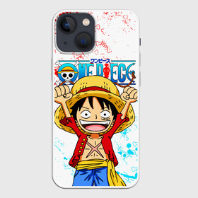 Чехол для iPhone 13 mini с принтом ONE PIECE   ВАН ПИС   GLITCH в Санкт-Петербурге,  |  | Тематика изображения на принте: anime | glitch | one piece | skull | анаглиф. | аниме | ван пис | глитч | манга | мультфильм | скелет | череп | японская анимация