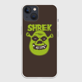 Чехол для iPhone 13 с принтом Shrek. True Ogre в Санкт-Петербурге,  |  | charming | donkey | fiona | forever | gonna | is | me | once | pinocchio | roll | shrek | somebody | the | told | world | артур | в | гарольд | дракон | кот | лорд | мерлин | навсегда | огр | осел | пиноккио | пряник | сапогах | фаркуад | фиона