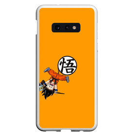 Чехол для Samsung S10E с принтом SAIYAN GOKU в Санкт-Петербурге, Силикон | Область печати: задняя сторона чехла, без боковых панелей | Тематика изображения на принте: anime | dragon ball | аниме | анимэ | драгон бал | дрэгон бол | жемчуг дракона