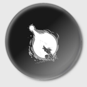 Значок с принтом Сон Гоку в Санкт-Петербурге,  металл | круглая форма, металлическая застежка в виде булавки | Тематика изображения на принте: anime | dragon ball | аниме | анимэ | драгон бал | дрэгон бол | жемчуг дракона