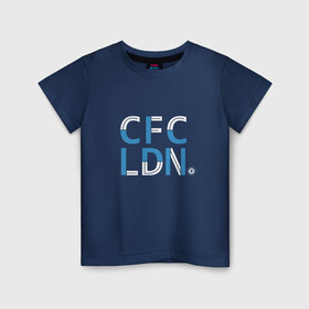 Детская футболка хлопок с принтом FC Chelsea | CFC London (2021/22) в Санкт-Петербурге, 100% хлопок | круглый вырез горловины, полуприлегающий силуэт, длина до линии бедер | 0x000000123 | chelsea | stamford bridge | вернер | канте | стамфорд бридж | челси