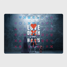 Магнитный плакат 3Х2 с принтом Любовь смерть и роботы в Санкт-Петербурге, Полимерный материал с магнитным слоем | 6 деталей размером 9*9 см | Тематика изображения на принте: love | lovedeathandrobots | loverobot | robot