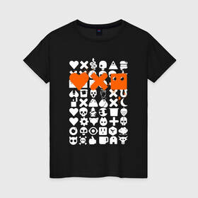 Женская футболка хлопок с принтом Love Death and Robots в Санкт-Петербурге, 100% хлопок | прямой крой, круглый вырез горловины, длина до линии бедер, слегка спущенное плечо | death | logo | love | netflix | robots | анимация | кино | лого | любовь | нетфликс | роботы | сериал