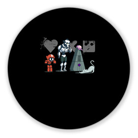 Коврик для мышки круглый с принтом Любовь, Смерть & Роботы в Санкт-Петербурге, резина и полиэстер | круглая форма, изображение наносится на всю лицевую часть | cat | cats | death | logo | love | netflix | robots | анимация | кино | кот | кошка | лого | любовь | нетфликс | роботы | сериал