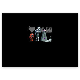 Поздравительная открытка с принтом Любовь, Смерть & Роботы в Санкт-Петербурге, 100% бумага | плотность бумаги 280 г/м2, матовая, на обратной стороне линовка и место для марки
 | Тематика изображения на принте: cat | cats | death | logo | love | netflix | robots | анимация | кино | кот | кошка | лого | любовь | нетфликс | роботы | сериал