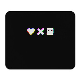 Коврик для мышки прямоугольный с принтом Love Death and Robots (Glitch) в Санкт-Петербурге, натуральный каучук | размер 230 х 185 мм; запечатка лицевой стороны | death | glitch | heart | ldr | logo | love | netflix | robots | smile | анимация | глитч | глич | кино | лого | лср | любовь | нетфликс | роботы | сердце | сериал | смайл | смайлик