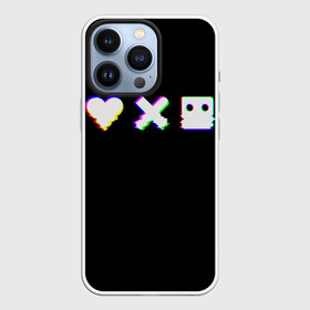 Чехол для iPhone 13 Pro с принтом Love Death and Robots (Glitch) в Санкт-Петербурге,  |  | death | glitch | heart | ldr | logo | love | netflix | robots | smile | анимация | глитч | глич | кино | лого | лср | любовь | нетфликс | роботы | сердце | сериал | смайл | смайлик