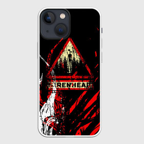Чехол для iPhone 13 mini с принтом Danger : Siren Head в Санкт-Петербурге,  |  | scp | siren head | знак | монстр | опасность | персонаж | сиреноголовый