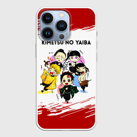 Чехол для iPhone 13 Pro с принтом Пять героев Kimetsu no Yaiba в Санкт-Петербурге,  |  | demon slayer | kamado | kimetsu no yaiba | nezuko | tanjiro | аниме | гию томиока | зеницу агацума | иноске хашибира | камадо | клинок | корзинная девочка | манга | музан кибуцуджи | незуко | рассекающий демонов | танджиро