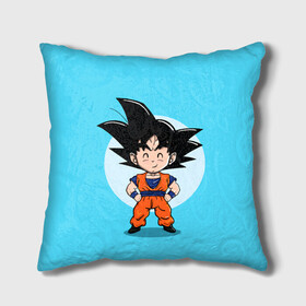 Подушка 3D с принтом Sweet Goku в Санкт-Петербурге, наволочка – 100% полиэстер, наполнитель – холлофайбер (легкий наполнитель, не вызывает аллергию). | состоит из подушки и наволочки. Наволочка на молнии, легко снимается для стирки | Тематика изображения на принте: anime | dragon ball | аниме | анимэ | драгон бал | дрэгон бол | жемчуг дракона