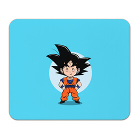 Коврик для мышки прямоугольный с принтом Sweet Goku в Санкт-Петербурге, натуральный каучук | размер 230 х 185 мм; запечатка лицевой стороны | Тематика изображения на принте: anime | dragon ball | аниме | анимэ | драгон бал | дрэгон бол | жемчуг дракона