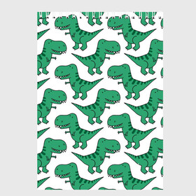 Скетчбук (блокнот) с принтом Динозавры в Санкт-Петербурге, 100% бумага
 | 48 листов, плотность листов — 100 г/м2, плотность картонной обложки — 250 г/м2. Листы скреплены сверху удобной пружинной спиралью | dinosaurs | динозавр | динозавры | животные | игрушки | мульт динозавры | мультяшки динозавры | тиранозавр