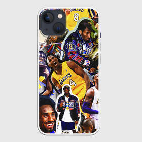 Чехол для iPhone 13 с принтом КОБИ БРАЙАНТ   KOBE BRYANT в Санкт-Петербурге,  |  | 24 lakers | kobe bryant | lakers | los angeles lakers | баскетбол. | коби брайант | лос анджелес лейкерс | лосанджелес лейкерс