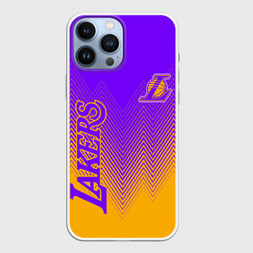 Чехол для iPhone 13 Pro Max с принтом LOS ANGELES LAKERS   ЛЕЙКЕРС в Санкт-Петербурге,  |  | 24 lakers | kobe bryant | lakers | los angeles lakers | баскетбол. | коби брайант | лос анджелес лейкерс | лосанджелес лейкерс