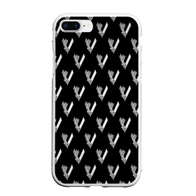 Чехол для iPhone 7Plus/8 Plus матовый с принтом Викинги Лого Паттерн Vikings Pattern (Z) в Санкт-Петербурге, Силикон | Область печати: задняя сторона чехла, без боковых панелей | Тематика изображения на принте: bjorn | floki | lodbrok | normann | ragnar | ragnarr | viking | vikingar | vikingene | vikinger | vikings | бьёрн | вальгала | вальгалла | вальхала | вальхалла | варяги | викинг | викинги | конанг | конунг | лагерта | лодброк | норман | рагнар