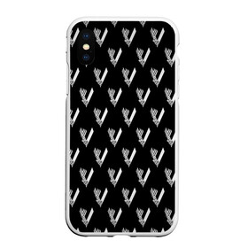 Чехол для iPhone XS Max матовый с принтом Викинги Лого Паттерн | Vikings Pattern (Z) в Санкт-Петербурге, Силикон | Область печати: задняя сторона чехла, без боковых панелей | bjorn | floki | lodbrok | normann | ragnar | ragnarr | viking | vikingar | vikingene | vikinger | vikings | бьёрн | вальгала | вальгалла | вальхала | вальхалла | варяги | викинг | викинги | конанг | конунг | лагерта | лодброк | норман | рагнар