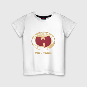 Детская футболка хлопок с принтом Wu-Tang World в Санкт-Петербурге, 100% хлопок | круглый вырез горловины, полуприлегающий силуэт, длина до линии бедер | black | hiphop | method man | music | new york | nyc | odb | old school | rap | rza | wu tang clan | wutang | ву тэнг | граффити | микрофон | музыка | нью йорк | рэп | рэпер | хипхоп