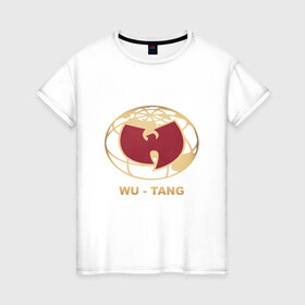 Женская футболка хлопок с принтом Wu-Tang World в Санкт-Петербурге, 100% хлопок | прямой крой, круглый вырез горловины, длина до линии бедер, слегка спущенное плечо | black | hiphop | method man | music | new york | nyc | odb | old school | rap | rza | wu tang clan | wutang | ву тэнг | граффити | микрофон | музыка | нью йорк | рэп | рэпер | хипхоп