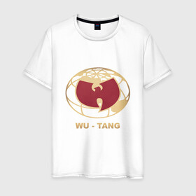 Мужская футболка хлопок с принтом Wu-Tang World в Санкт-Петербурге, 100% хлопок | прямой крой, круглый вырез горловины, длина до линии бедер, слегка спущенное плечо. | black | hiphop | method man | music | new york | nyc | odb | old school | rap | rza | wu tang clan | wutang | ву тэнг | граффити | микрофон | музыка | нью йорк | рэп | рэпер | хипхоп