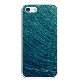 Чехол для iPhone 5/5S матовый с принтом Endless Sea в Санкт-Петербурге, Силикон | Область печати: задняя сторона чехла, без боковых панелей | background | blue | dark | gradient | green | lines | ocean | paints | ripples | sea | spot | spots | stripes | texture | waves | волны | голубая | градиент | зеленый | краски | линии | море | океан | полосы | пятна | пятно | рябь | текстура | т