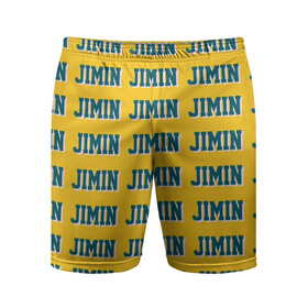 Мужские шорты спортивные с принтом BTS Jimin в Санкт-Петербурге,  |  | bts | jimin | бтс | группа | корейская | музыка | розовый | цветы | черный