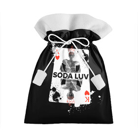 Подарочный 3D мешок с принтом Репер - SODA LUV в Санкт-Петербурге, 100% полиэстер | Размер: 29*39 см | Тематика изображения на принте: rap | rapper | soda luv | st. petersburg | vladislav terentyuk | владислав терентюк | репер | рэп | рэп исполнитель | санкт петербург