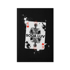 Обложка для паспорта матовая кожа с принтом Репер - SODA LUV в Санкт-Петербурге, натуральная матовая кожа | размер 19,3 х 13,7 см; прозрачные пластиковые крепления | Тематика изображения на принте: rap | rapper | soda luv | st. petersburg | vladislav terentyuk | владислав терентюк | репер | рэп | рэп исполнитель | санкт петербург