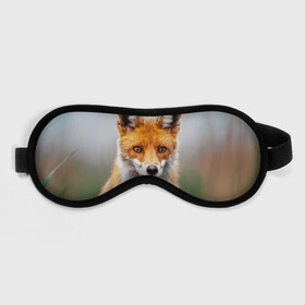 Маска для сна 3D с принтом рыжая лисица в Санкт-Петербурге, внешний слой — 100% полиэфир, внутренний слой — 100% хлопок, между ними — поролон |  | fox | foxy | животное | звери | лиса | лисенок | лисичка | милая | рыжая | фокс
