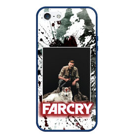 Чехол для iPhone 5/5S матовый с принтом FARCRY WOLF в Санкт-Петербурге, Силикон | Область печати: задняя сторона чехла, без боковых панелей | far cry | far cry 5 | far cry new dawn | far cry primal | farcry | fc 5 | fc5 | game | new dawn | primal | игры | постапокалипсис | фар край | фар край 5