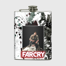 Фляга с принтом FARCRY WOLF в Санкт-Петербурге, металлический корпус | емкость 0,22 л, размер 125 х 94 мм. Виниловая наклейка запечатывается полностью | Тематика изображения на принте: far cry | far cry 5 | far cry new dawn | far cry primal | farcry | fc 5 | fc5 | game | new dawn | primal | игры | постапокалипсис | фар край | фар край 5