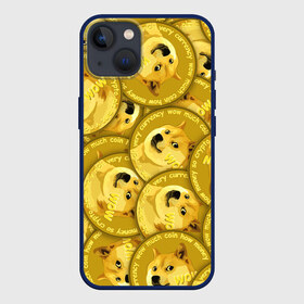 Чехол для iPhone 13 с принтом DOGECOIN   DOGE   ДОГИКОИН в Санкт-Петербурге,  |  | crypto | cryptocurrency | doge | dogecoin | elon mask | pattern. | trading | биржа криптовалют | доги | догикоин | илон маск | криптовалюта | мем | трейдинг | узор