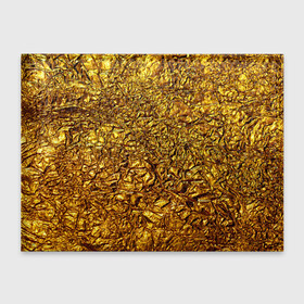 Обложка для студенческого билета с принтом Сусальное золото в Санкт-Петербурге, натуральная кожа | Размер: 11*8 см; Печать на всей внешней стороне | Тематика изображения на принте: gold | золото | золотой | мятая | сусальное | фольга