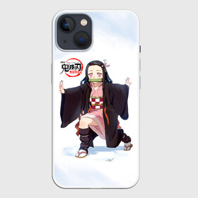 Чехол для iPhone 13 с принтом Nezuko Kamado Kimetsu no Yaiba в Санкт-Петербурге,  |  | demon slayer | kamado | kimetsu no yaiba | nezuko | tanjiro | аниме | гию томиока | зеницу агацума | иноске хашибира | камадо | клинок | корзинная девочка | манга | музан кибуцуджи | незуко | рассекающий демонов | танджиро