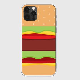Чехол для iPhone 12 Pro с принтом Бутерброд в Санкт-Петербурге, силикон | область печати: задняя сторона чехла, без боковых панелей | background | burger | fast food | food | hamburger | sandwich | texture | будет | бургер | бутерброд | гамбургер | еда | текстура | фастфуд | фон