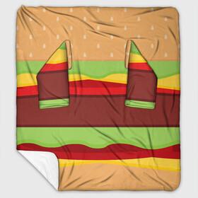 Плед с рукавами с принтом Бутерброд в Санкт-Петербурге, 100% полиэстер | Закругленные углы, все края обработаны. Ткань не мнется и не растягивается. Размер 170*145 | background | burger | fast food | food | hamburger | sandwich | texture | будет | бургер | бутерброд | гамбургер | еда | текстура | фастфуд | фон