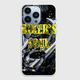 Чехол для iPhone 13 Pro с принтом Bikers Soul | Душа байкера в Санкт-Петербурге,  |  | bikers soul | moto | soul | байк | байкер | душа | душа байкера | мото | мотоцикл