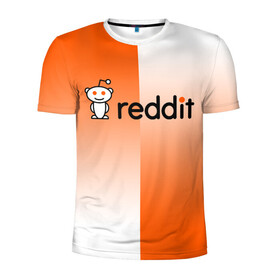 Мужская футболка 3D спортивная с принтом REDDIT / РЕДДИТ / ГРАДИЕНТ в Санкт-Петербурге, 100% полиэстер с улучшенными характеристиками | приталенный силуэт, круглая горловина, широкие плечи, сужается к линии бедра | forum | gradient. | logo | memeeconomy | memes | reddit | the button | градиент | лого | логотип | мемы | подписчики | реддит | редит | сабреддит | социальная сеть | тайный санта | форум