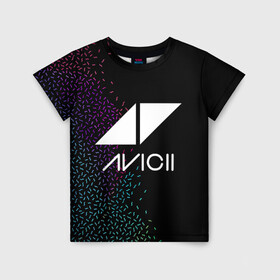 Детская футболка 3D с принтом AVICII | RAINBOW STYLE в Санкт-Петербурге, 100% гипоаллергенный полиэфир | прямой крой, круглый вырез горловины, длина до линии бедер, чуть спущенное плечо, ткань немного тянется | Тематика изображения на принте: avicii | beatport | club | dj | edm | electro | eq | house | levels | music | production | radio | techno | top | trance | ависи | авичи | дискотека | звезда | клуб | музыка | музыкант | продюссер | радио | фестиваль | швеция | эквалайзер