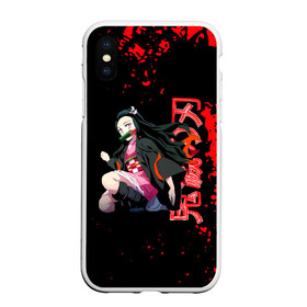 Чехол для iPhone XS Max матовый с принтом Незуко Камадо Kimetsu no Yaiba в Санкт-Петербурге, Силикон | Область печати: задняя сторона чехла, без боковых панелей | demon slayer | kamado | kimetsu no yaiba | nezuko | tanjiro | аниме | гию томиока | зеницу агацума | иноске хашибира | камадо | клинок | корзинная девочка | манга | музан кибуцуджи | незуко | рассекающий демонов | танджиро