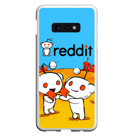 Чехол для Samsung S10E с принтом REDDIT / РЕДДИТ / UPVOTE ART в Санкт-Петербурге, Силикон | Область печати: задняя сторона чехла, без боковых панелей | forum | logo | memeeconomy | memes | reddit | the button | upvoted | арт | вверх | градиент | лого | логотип | мемы | персонажи. | поднять голос | подписчики | реддит | редит | сабреддит | социальная сеть | стрелки | тайный санта