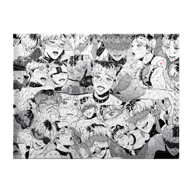 Обложка для студенческого билета с принтом Ахегао/Ahegao парни О Чан У в Санкт-Петербурге, натуральная кожа | Размер: 11*8 см; Печать на всей внешней стороне | ahegao | bj alex | ахегао | ахегао парень | манга | манхва | о чан у | парень